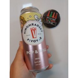 Vinohradský pivovar Pop & Roll 14°5,2% 0,5l - Pivní lednice