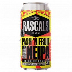 Rascals X The Garden Brewery X LERVIG- Pash n Fruit NEIPA 5.4% ABV 440ml Can - Martins Off Licence