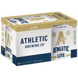 Athletic Brewing Non-Alcoholic Brews Athletic Lite 6 pack 12 oz. Can - Vine Republic