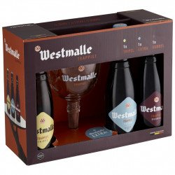 Estuche Westmalle 3*33 Cl + 1 Vaso - Cervezasonline.com