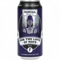 Frontaal For the Love of Hops Navy NEDIPA - Drankgigant.nl