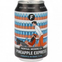 Frontaal Pineapple Express Pineapple Witbier OP=OP (THT 02-25) - Drankgigant.nl