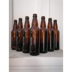 Bottles - Glass - Crown Cap - Amber - 500ml (20 pack) - waterintobeer