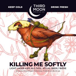 Light Lager - 4-pk of Killing Me Softly 473mL cans - Third Moon Brewing