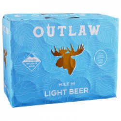 Outlaw Mile Hi Light Beer 12oz 12pk Cn - Luekens Wine & Spirits