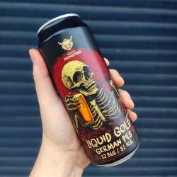 Monsters Liquid Gold 500ml - Funky Fluid