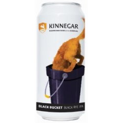 Kinnegar Black Bucket Can 440ML - Drink Store