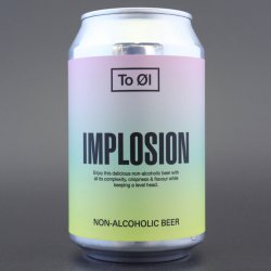 To Øl - Implosion - 0.3% (330ml) - Ghost Whale