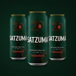 Thornbridge Satzuma, 4.5% Pale Ale (Gluten Free) 12 x 440ml can - Thornbridge Brewery