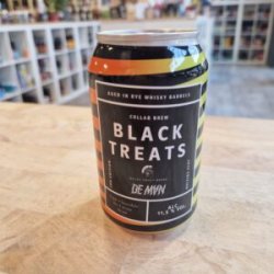 Brouwerij de Man  Black Treats Rye Whisky BA - Het Biermeisje