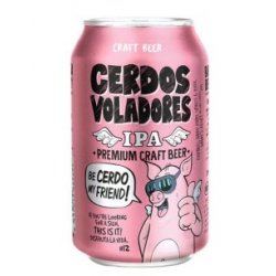 Cerdos Voladores IPA lata 24x33 - MilCervezas