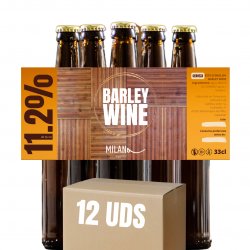 CAJA MILANA BARLEYWINE 12X33CL, BARLEYWINE 12.1%  - Milana