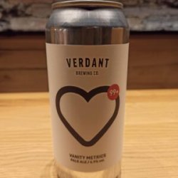 Verdant Brewing Co Vanity Metrics Verdant Brewing Co Vanity Metrics