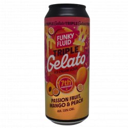 Funky Fluid Triple Gelato: Passionfruit, Mango & Peach Funky Fluid Triple Gelato: Passionfruit, Mango & Peach