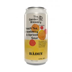 The Garden Brewery Peach Tea, Strawberry and Apricot Sour – Badin collab - Elings