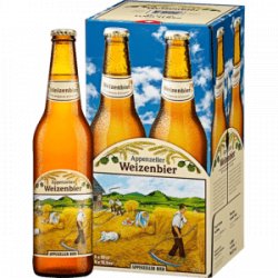 Appenzeller Weizenbier 5,2% Vol. 4 x 50cl EW Flasche - Pepillo