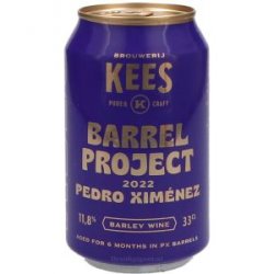 Kees Barrel Project 2022 Pedro Ximénez Barley Wine - Drankgigant.nl