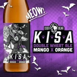 Deer Bear KISA  Double Wheat Ale Mango & Orange - Sklep Impuls