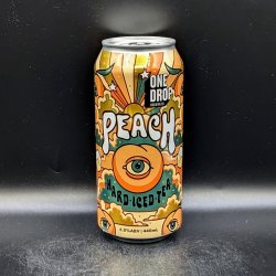 One Drop Peach Hard Iced Tea Can Sgl - Saccharomyces Beer Cafe