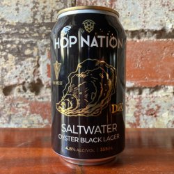 Hop Nation x Mr West Saltwater Oyster Black Lager - Otter’s Promise