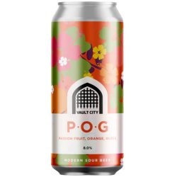 Vault City P.O.G (Passion Fruit, Orange, Guava) Sour 440ml (8%) - Indiebeer