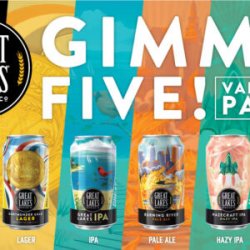 Great Lakes Gimmie 5 Variety Pack 1512 oz cans - Beverages2u