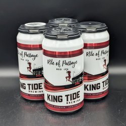 King Tide Rite of Passage Red IPA Can 4pk - Saccharomyces Beer Cafe