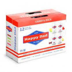 Happy Dad Hard Seltzer Variety Pack 12 pack12 oz cans - Beverages2u