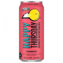 Happy Thursday Strawberry Spiked Refresher 24 pack16 oz cans - Beverages2u