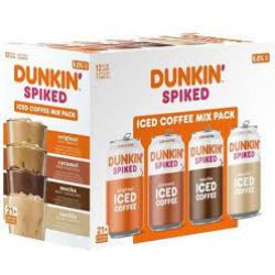 HARPOON DUNKIN’ Spiked Iced Coffee Mixed Pack 24 pack12 oz cans - Beverages2u