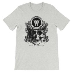 The White Hag Short-Sleeve Unisex T-Shirt  Samhain Grey - The White Hag Irish Brewing Co.