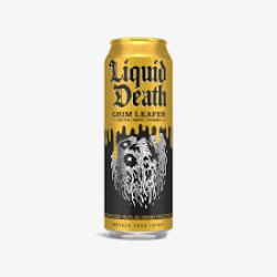 Liquid Death Grim Leafer Iced Tea 24 pack19.2 oz cans - Beverages2u