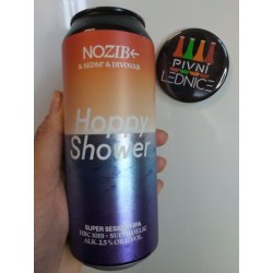 Nozib Hoppy Shower Super Session IPA 7°2,5% 0,5l - Pivní lednice