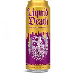 Liquid Death Slaughter Berry Iced Tea 24 pack19.2 oz cans - Beverages2u