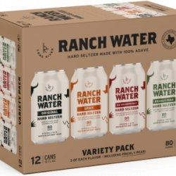 Lone River Ranch Water Hard Seltzer Variety Pack 12 pack12 oz can - Beverages2u