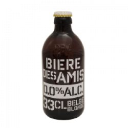 Biere Des Amis Bière des Amis Blonde sans alcool 33cl - Charlemagne Boissons