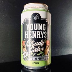 Young Henrys, Cloudy Cider, 375ml - My Beer Dealer