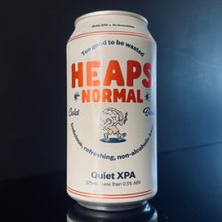 Heaps Normal, Quiet XPA Alc-Free, 355ml - My Beer Dealer