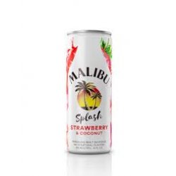 Malibu Splash Strawberry Coconut 6 pack24 oz cans - Beverages2u