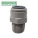 JG PI011223S - Straight Adaptor - 38 Push Fit to 38 NPTF 