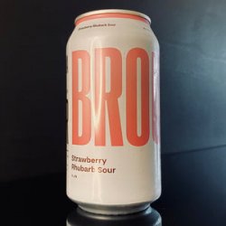 Brouhaha Brewery, Strawberry & Rhubarb Sour, 375ml - My Beer Dealer