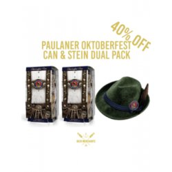 Paulaner Oktoberfest Litre Can & Stein Dual Pack – 40% OFF - Beer Merchants