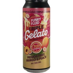 Funky Fluid Triple Gelato: Passionfruit, Mango & Peach Funky Fluid Triple Gelato: Passionfruit, Mango & Peach