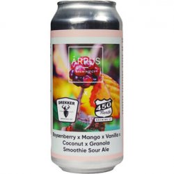Ārpus Brewing Co. Ārpus X Drekker X 450 North Boysenberry X Mango X Vanilla X Coconut X Granola Smoothie Sour Ale