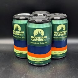 Mountain Culture American Pale Ale Can 4pk - Saccharomyces Beer Cafe