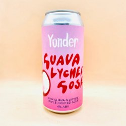 Yonder Brewing & Blending. Guava Lychee Gose [Fruited Gose] - Alpha Bottle Shop & Tap