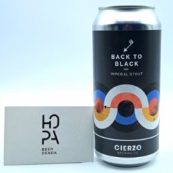 CIERZO Back To Black Lata 44cl. - Hopa Beer Denda