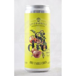 Sidro Live Barrels Dry Table Cider lattina 33cl - AbeerVinum