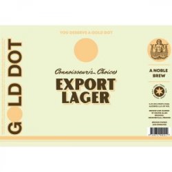 Gold Dot Export Lager 16oz can - Bine & Vine