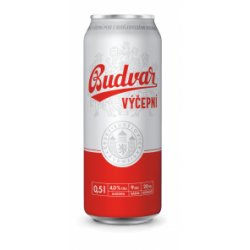 Budějovický Budvar svět. výč. 0,5l plech - Nápoje Šípek